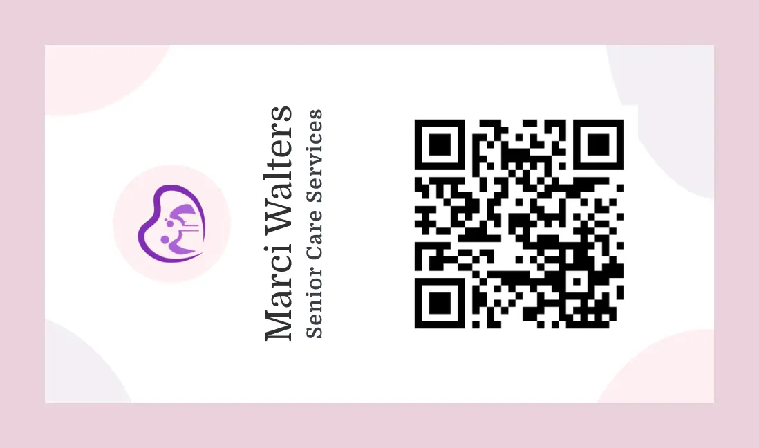 I Work With Marci -Business cards Back