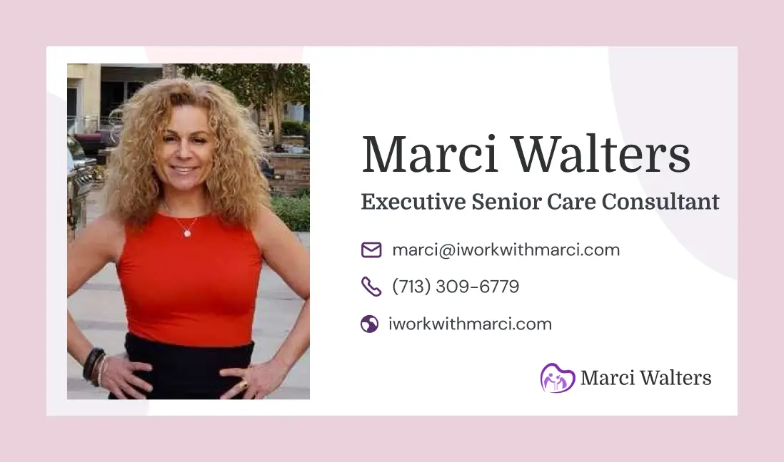 I Work With Marci -Business cards Front