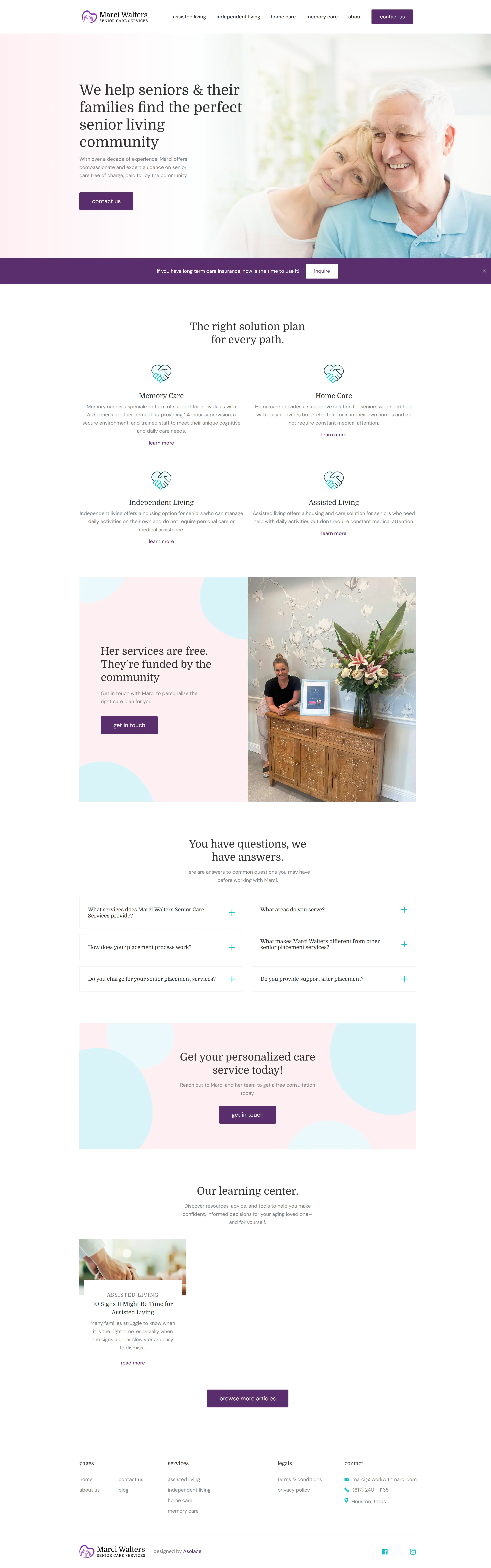 I Work With Marci -Home page